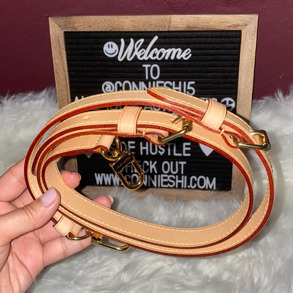 Authentic LV Speedy bandouliere vachetta strap - Picture 5 of 5